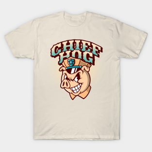Cuphead Vintage Cartoons Chief Hog T-Shirt
